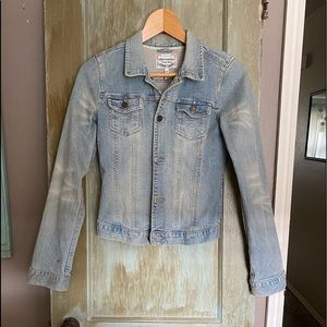 Vintage Abercrombie and Fitch light denim jacket